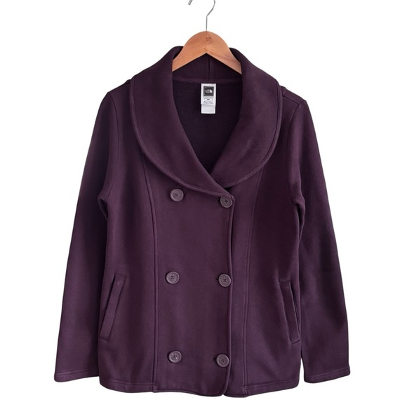 The North Face Women's Angelique Plum Pea Coat Size M - Picture 2 of 12